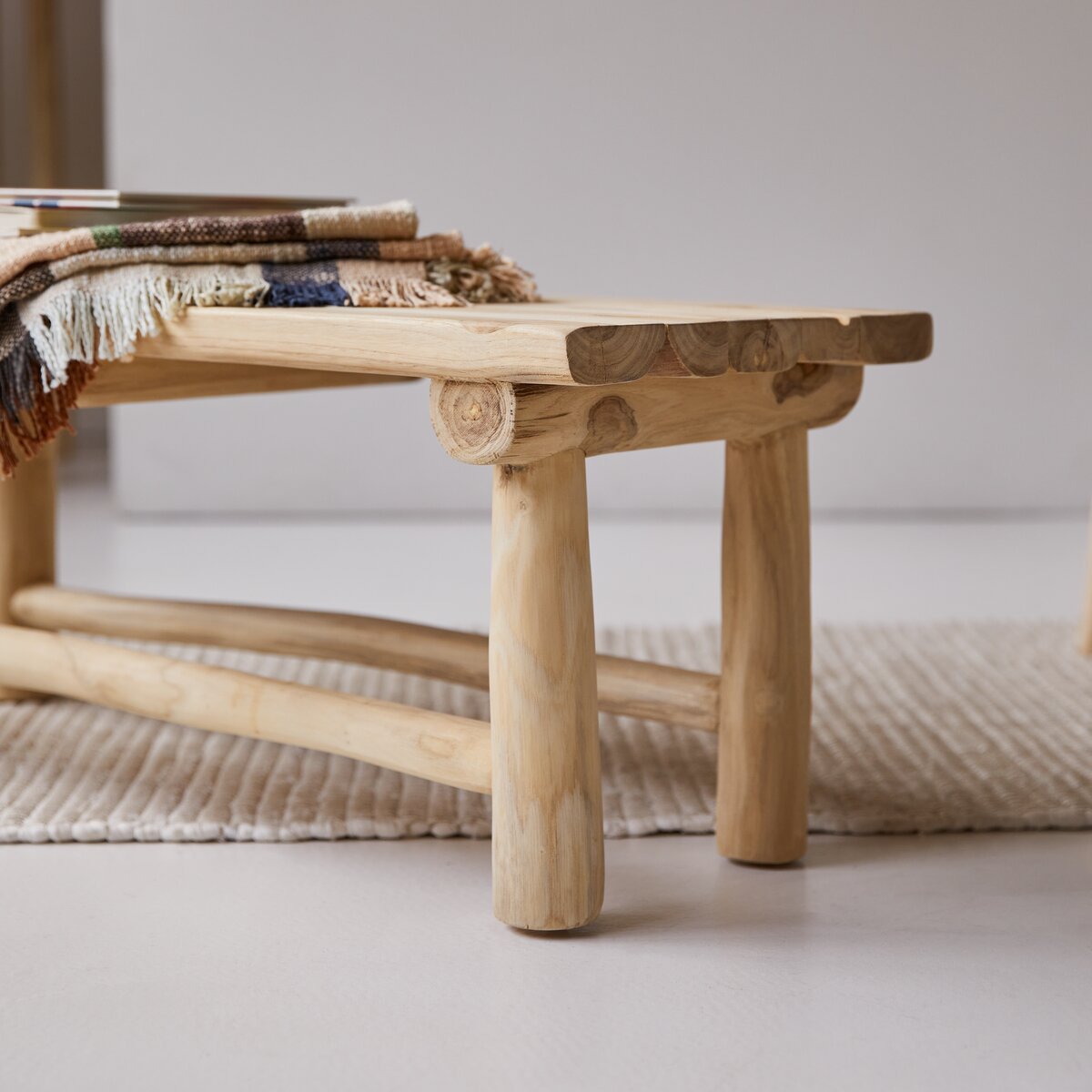 Kilim - Banc déco enfant en teck massif Kilim - Banc déco enfant en teck massif