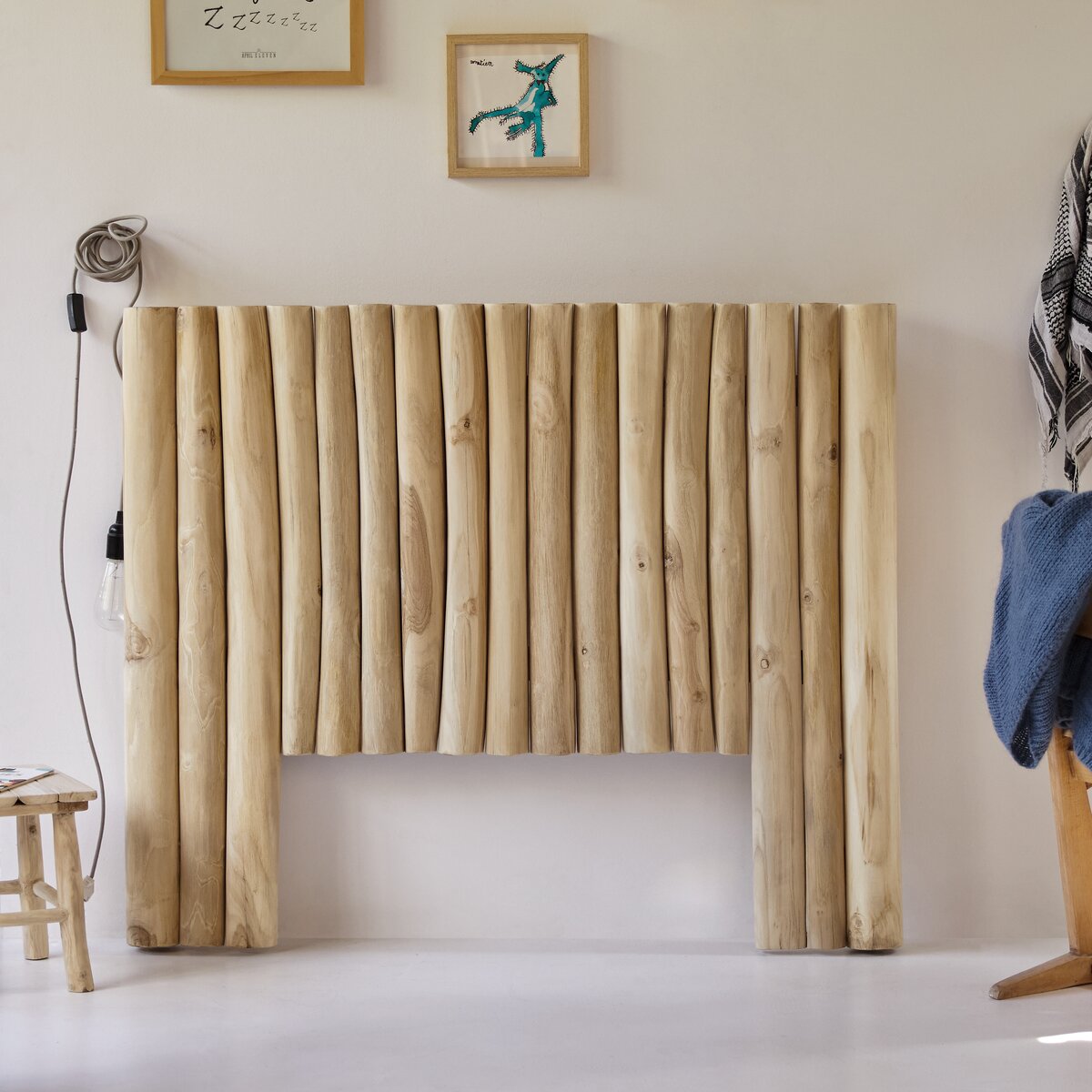 River - Testiera per bambini in teak massello 120 cm River - Testiera per bambini in teak massello 120 cm