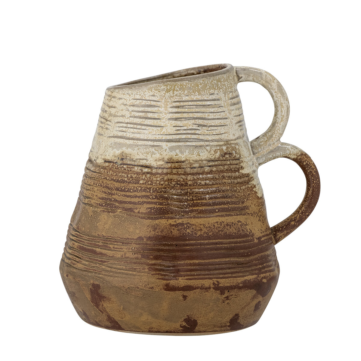 Vaso nero in gres Elveda Bloomingville - 16cm