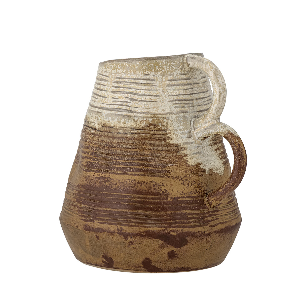 Vaso in grès marrone 18 cm Risa - Oggetti decorativi per la tavola -  Tikamoon