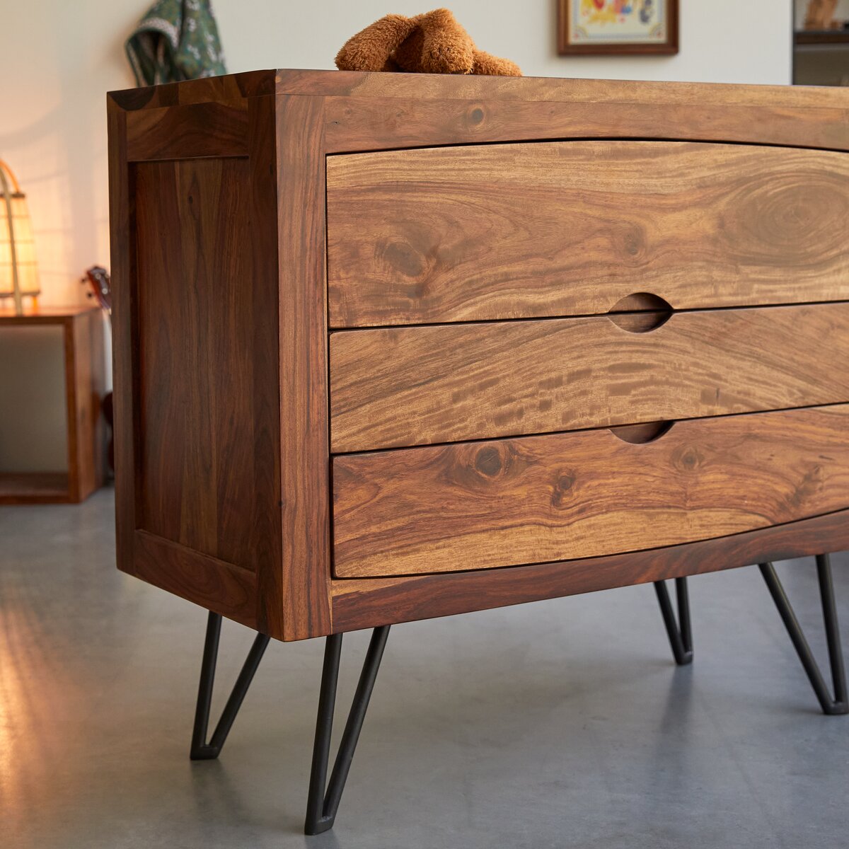 Bonnie - Commode enfant en palissandre massif Bonnie - Commode enfant en palissandre massif