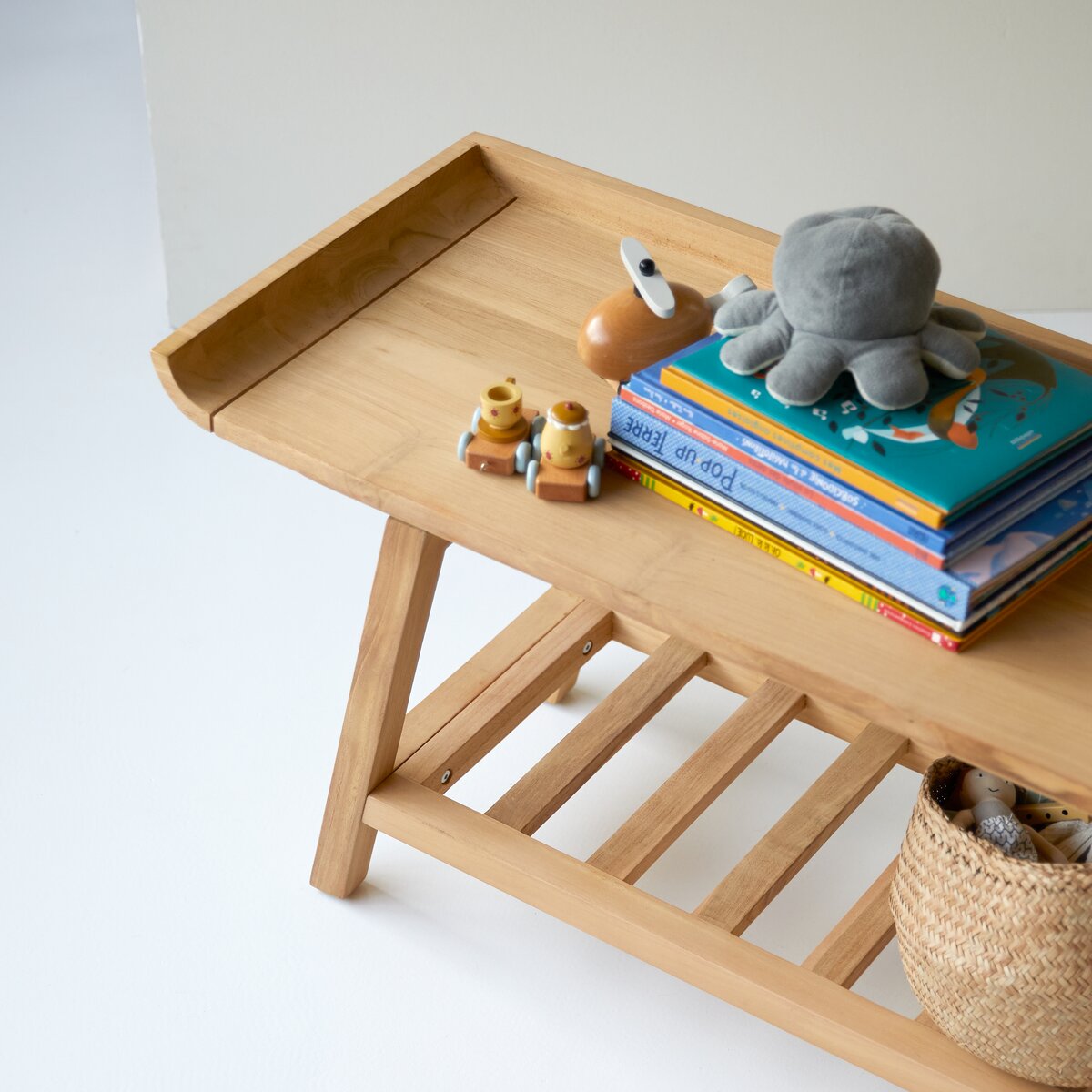Pampa - Console basse enfant en teck massif Pampa - Console basse enfant en teck massif