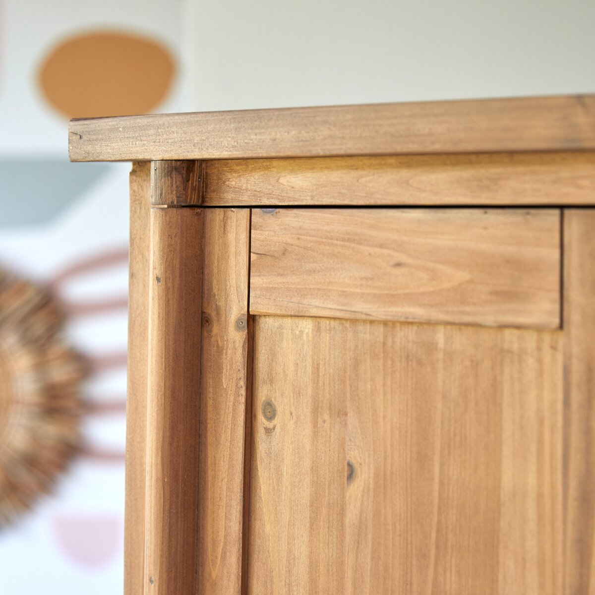 Yuki - Armoire enfant en pin massif recyclé Yuki - Armoire enfant en pin massif recyclé