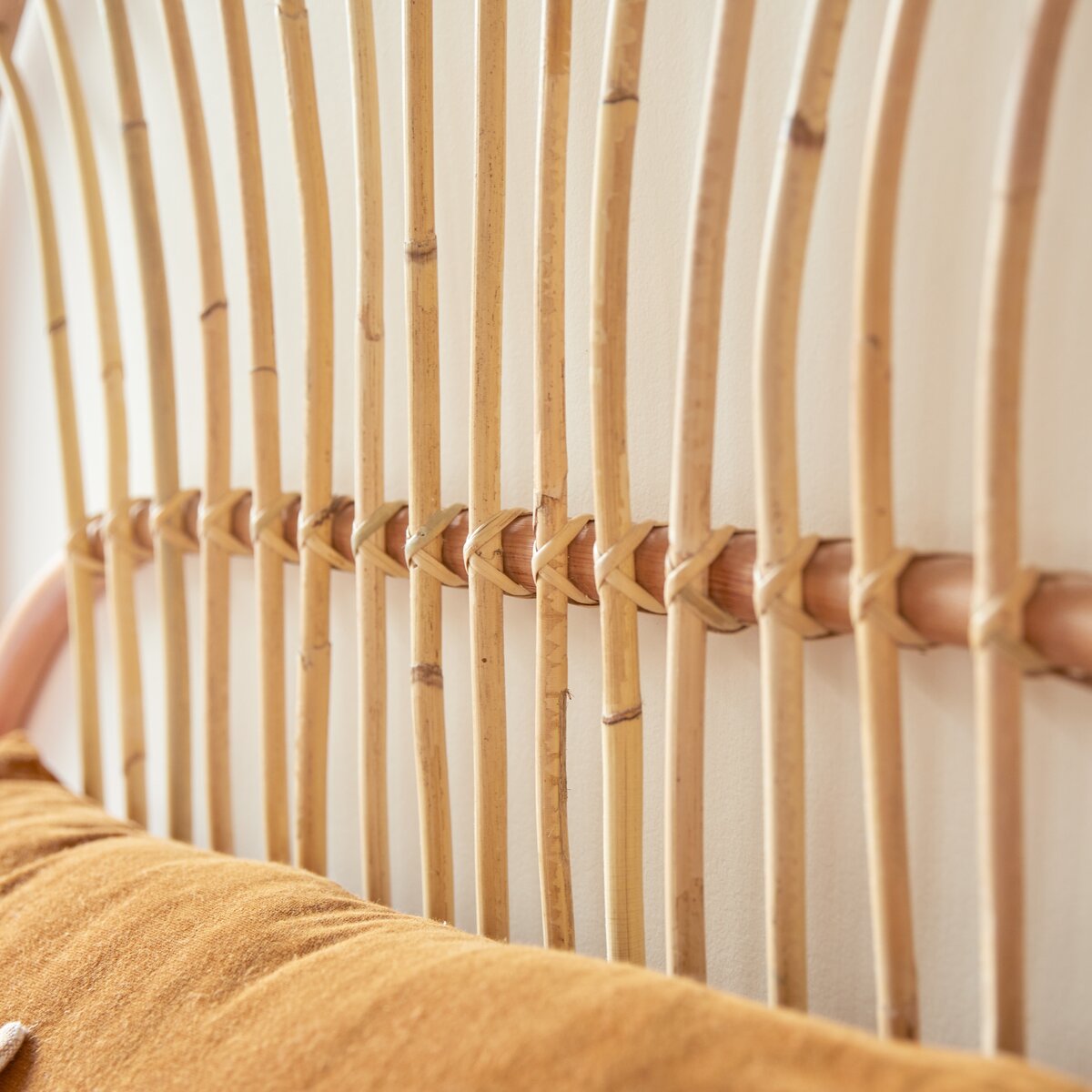 Colette - Kinderbett-Kopfteil aus Rattan 90 cm Colette - Kinderbett-Kopfteil aus Rattan 90 cm
