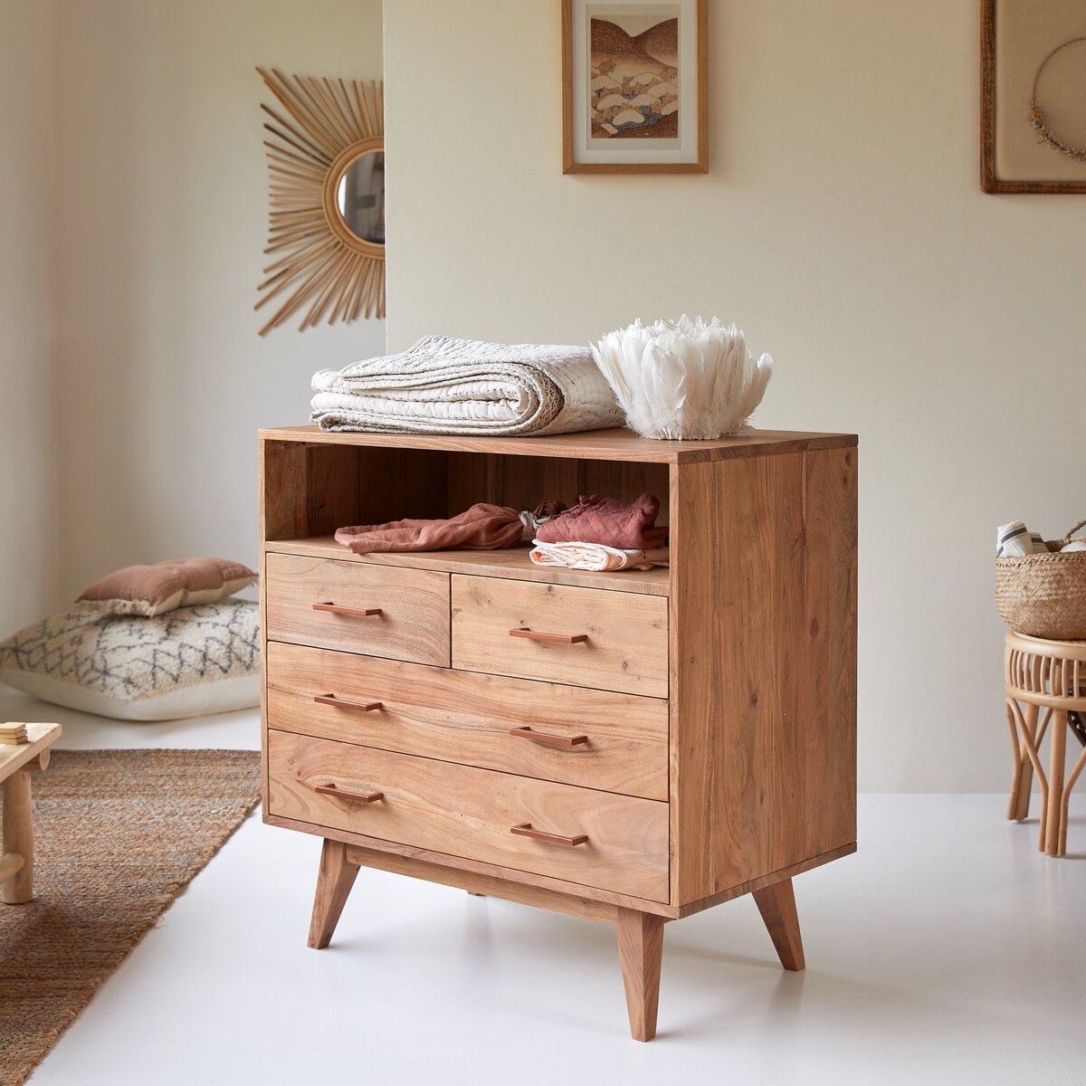 Oslo - Commode enfant en acacia massif Oslo - Commode enfant en acacia massif