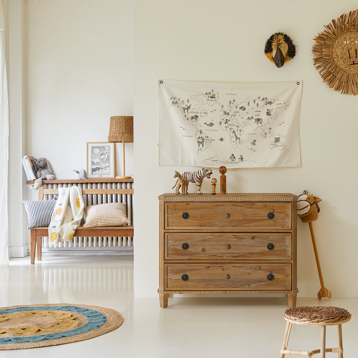 Emily - Kids Solid reclaimed pine Chest of drawers
