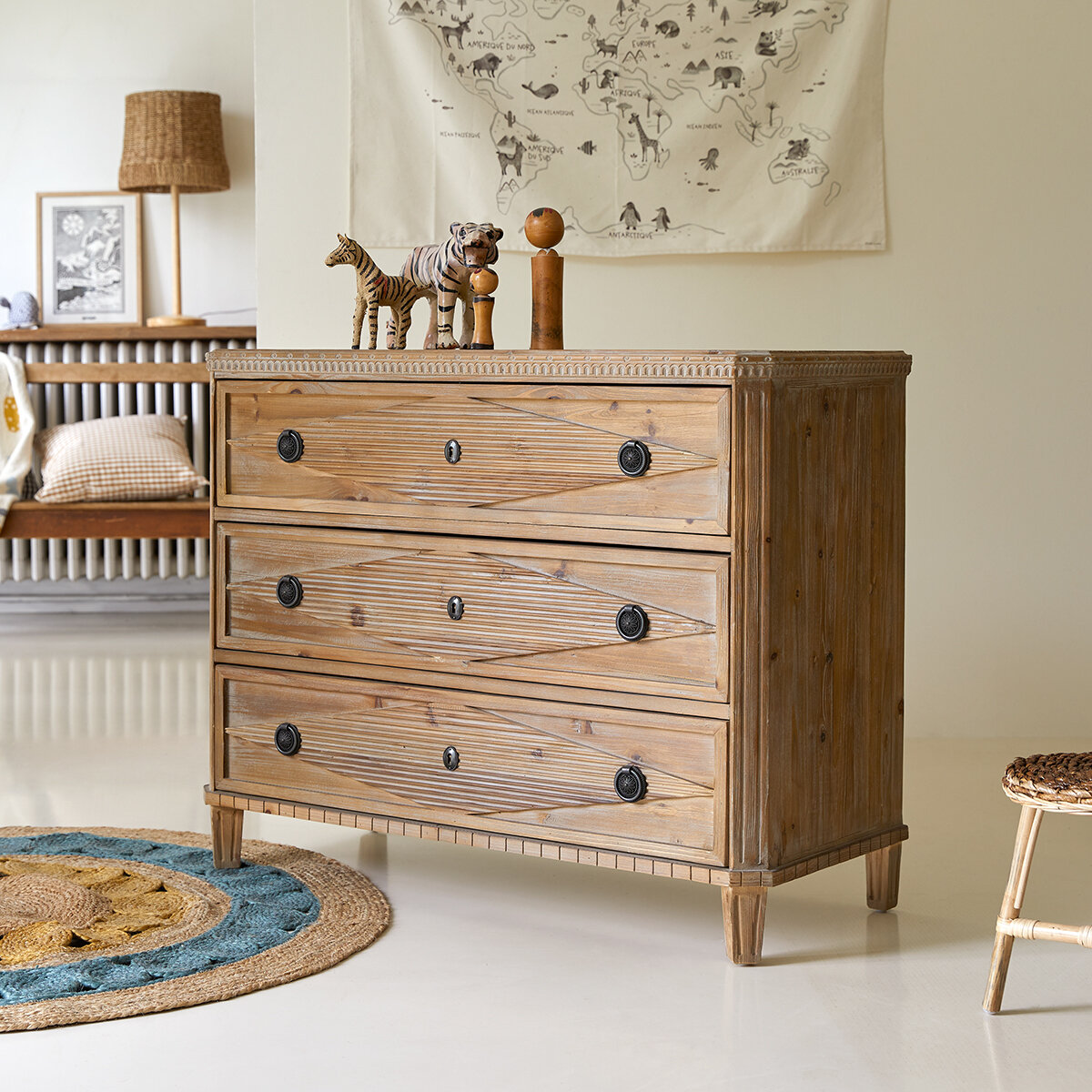 Commode chambre enfant Plume, made in France et écologique