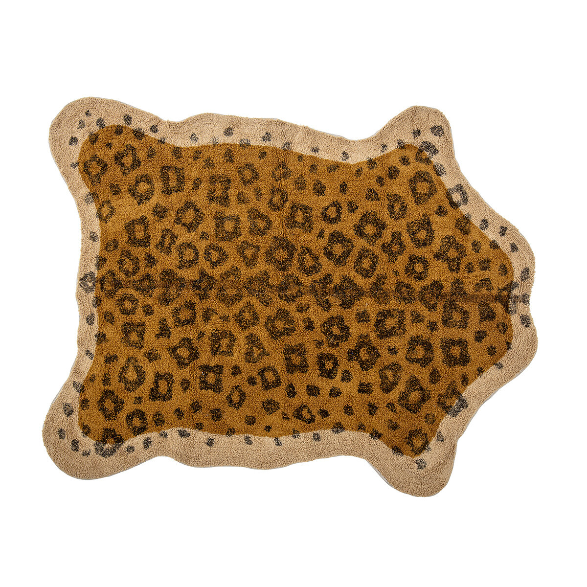 Léopard - Tapis en coton 145x190 cm Léopard - Tapis en coton 145x190 cm