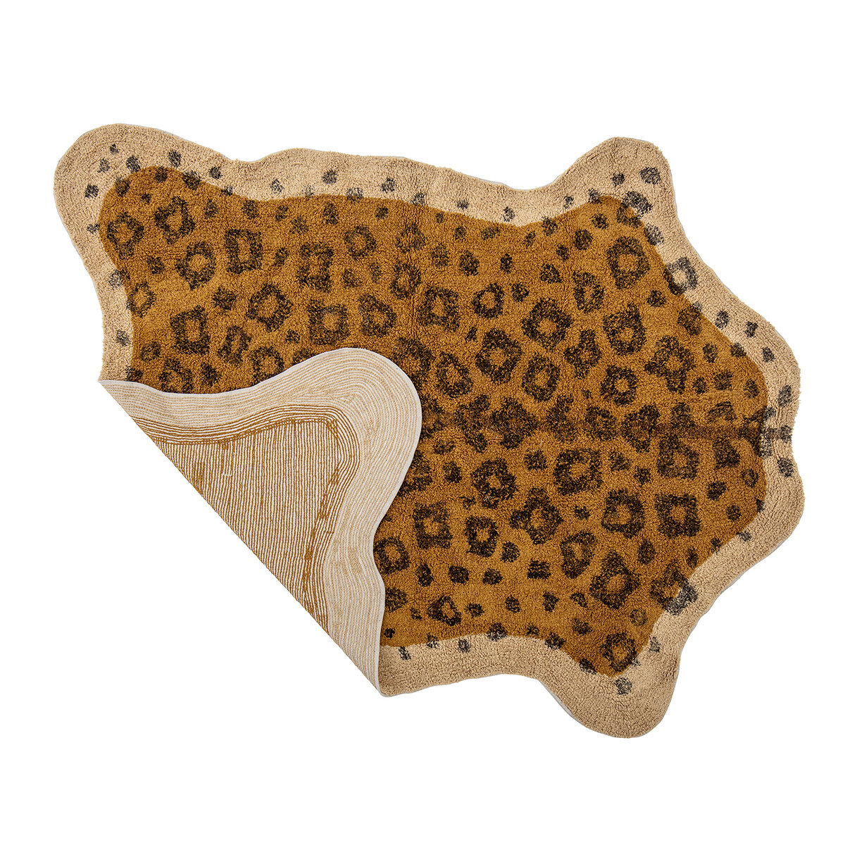 Léopard - Tapis en coton 145x190 cm Léopard - Tapis en coton 145x190 cm