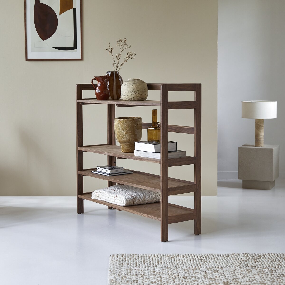 Console en noyer 110 cm - Mobilier de salon - Tikamoon