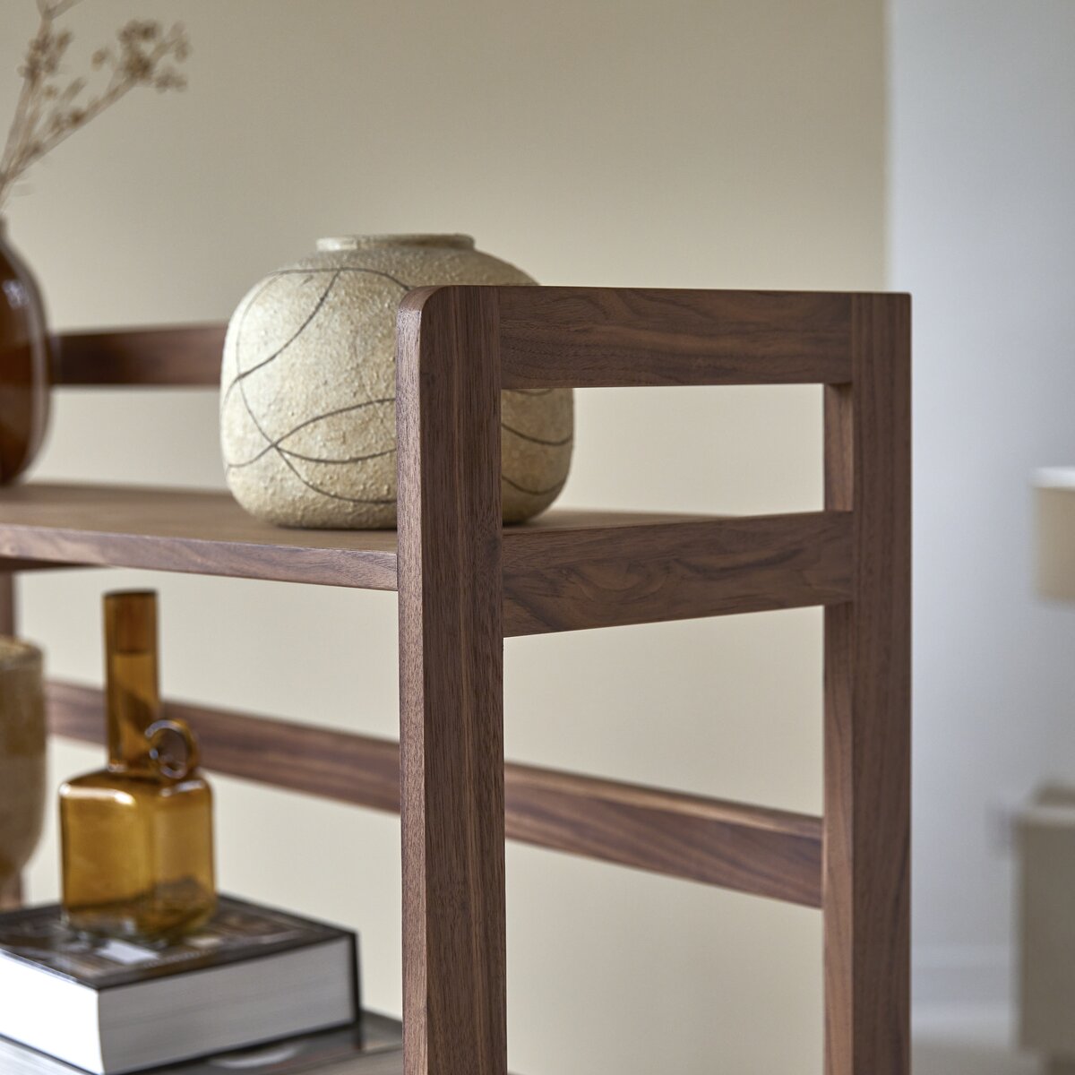 Console en noyer 110 cm - Mobilier de salon - Tikamoon