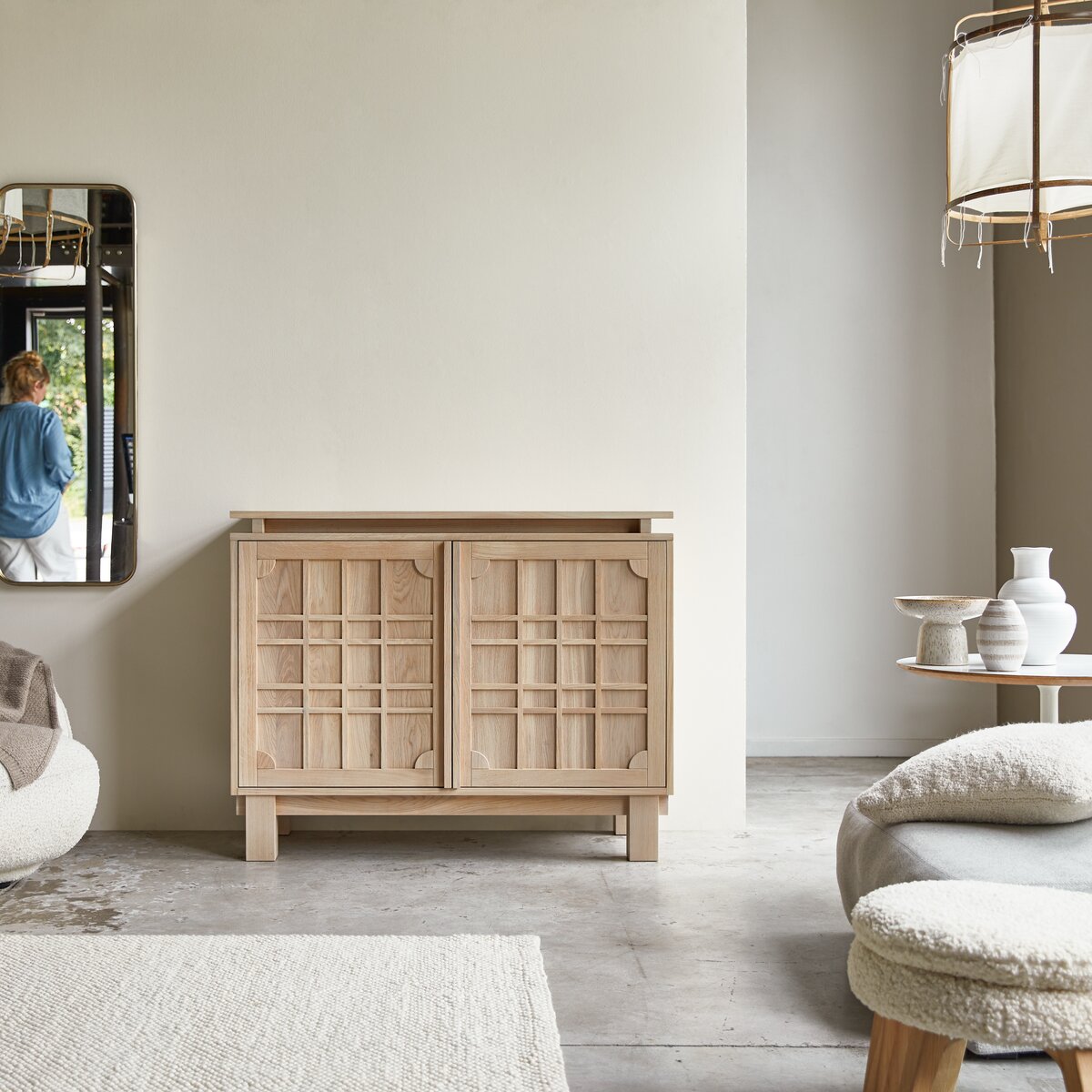 Bodi - Buffet in quercia massello 120 cm Bodi - Buffet in quercia massello 120 cm