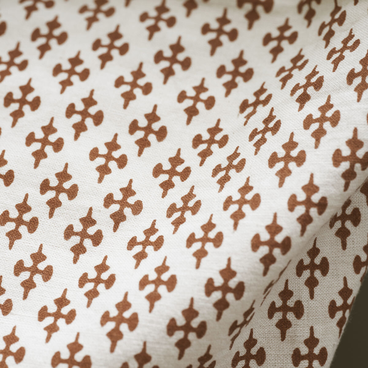 Housse de coussin coton 50cm brown - Textile de décoration - Tikamoon