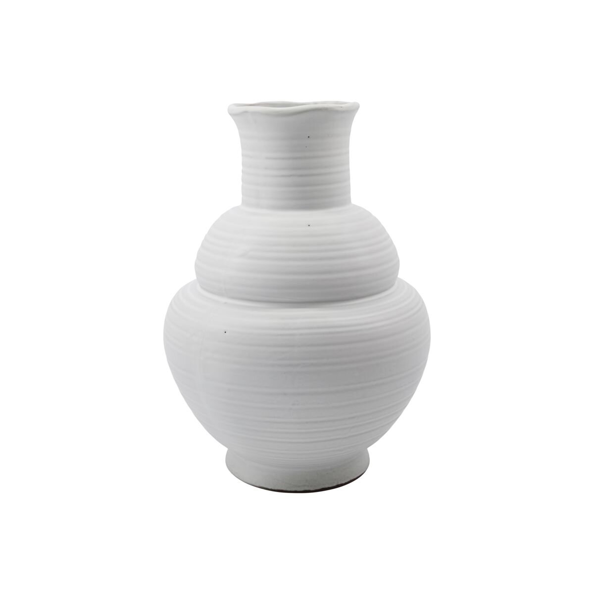 Liva - Vase en grès, white Liva - Vase en grès, white
