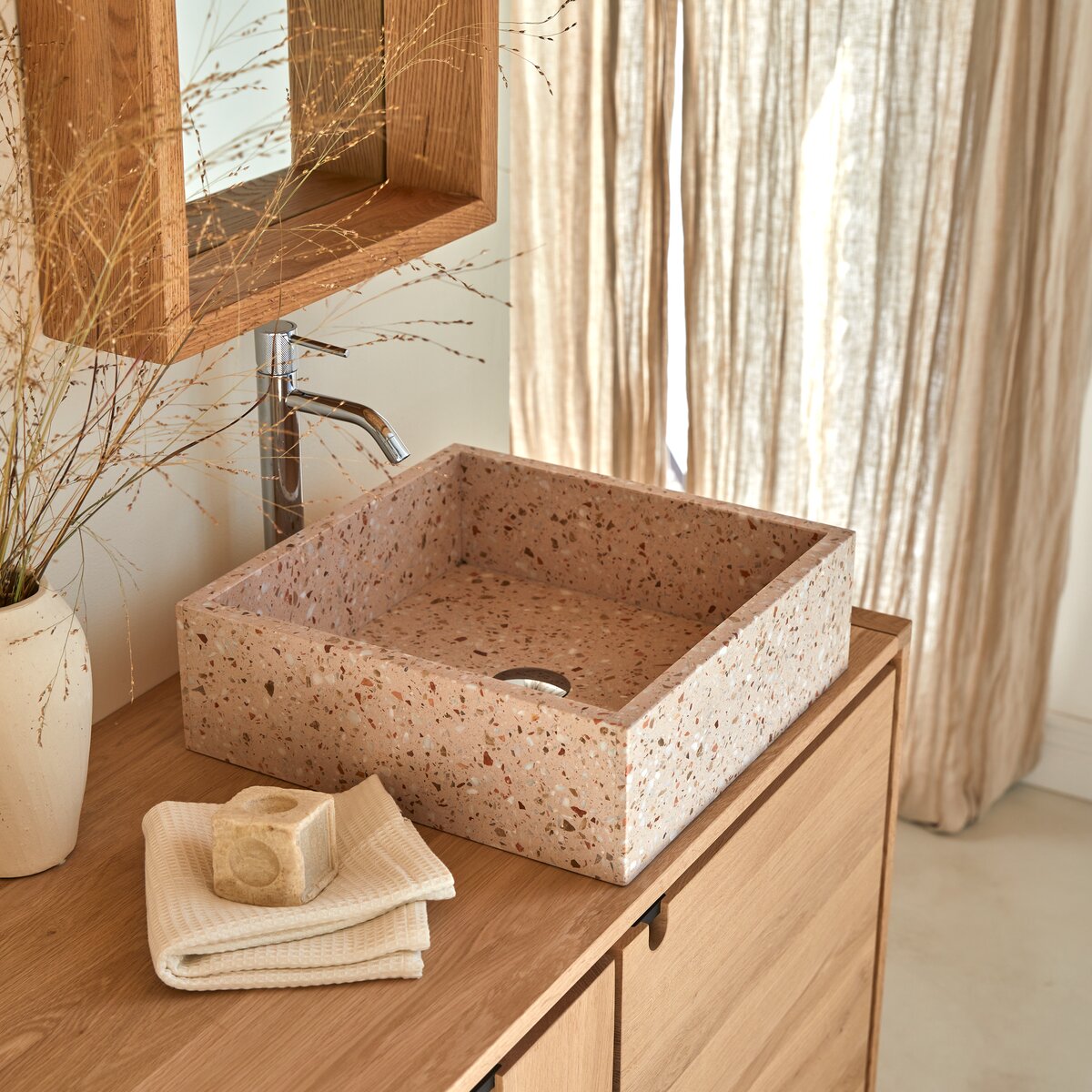 Made - Vasque en terrazzo premium pink Made - Vasque en terrazzo premium pink