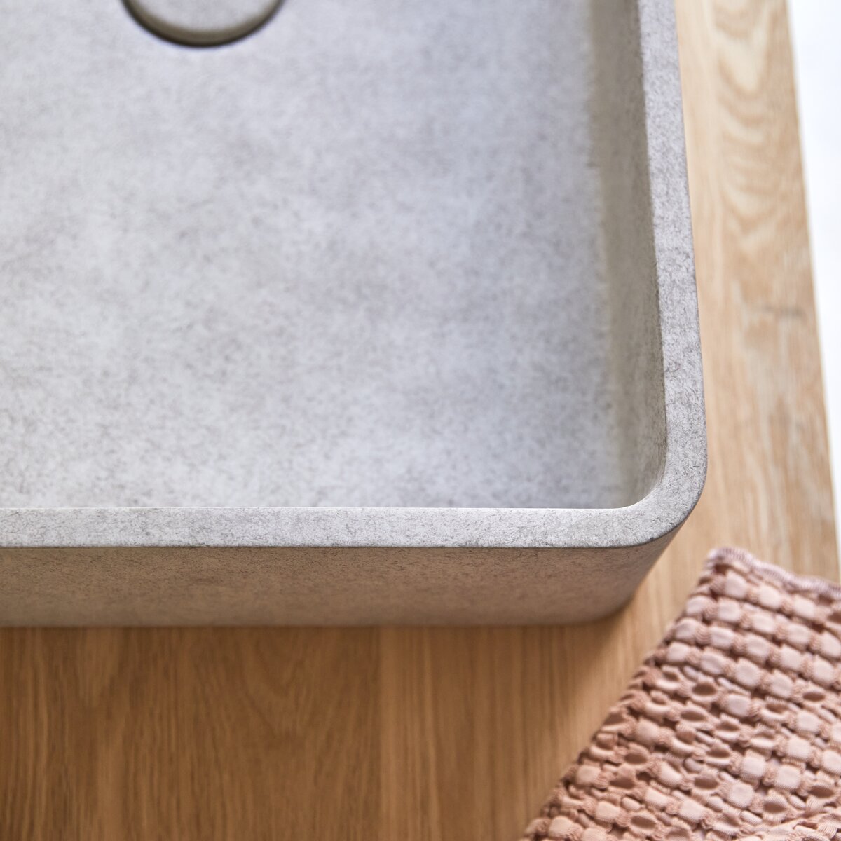 Iris - Lavabo in cemento grey Iris - Lavabo in cemento grey