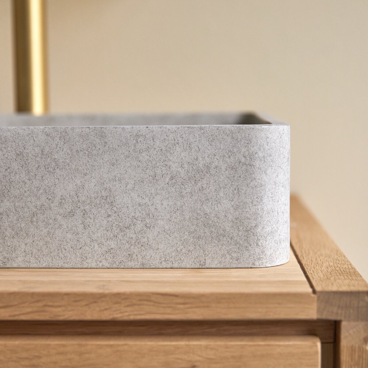 Iris - Lavabo in cemento grey Iris - Lavabo in cemento grey