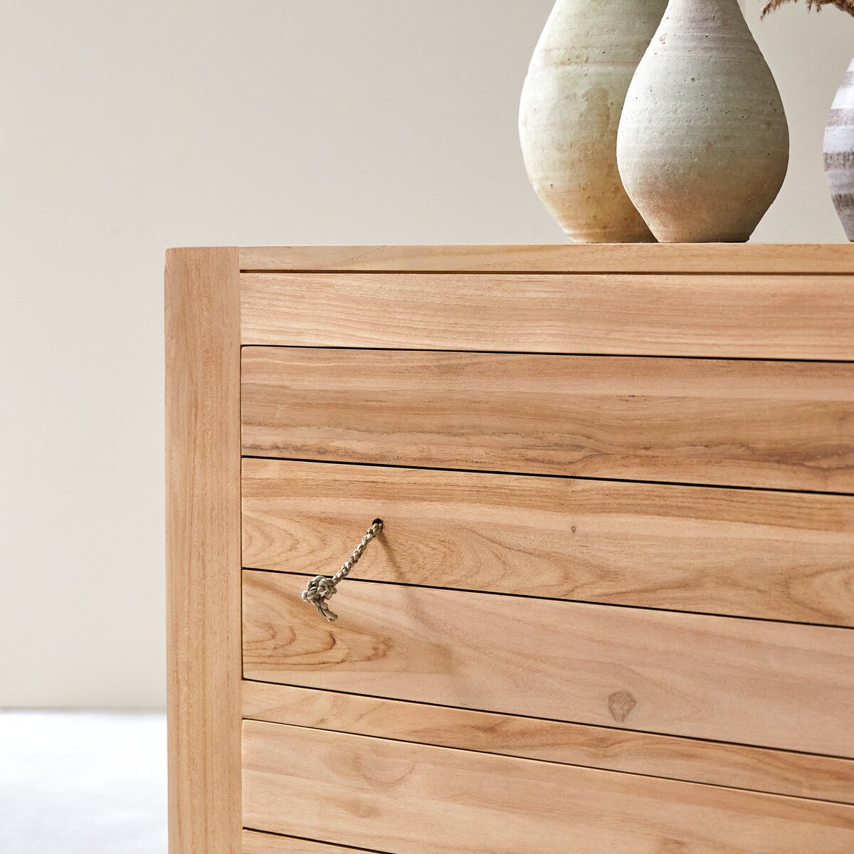 Minimalys - Commode de rangement en teck massif Minimalys - Commode de rangement en teck massif