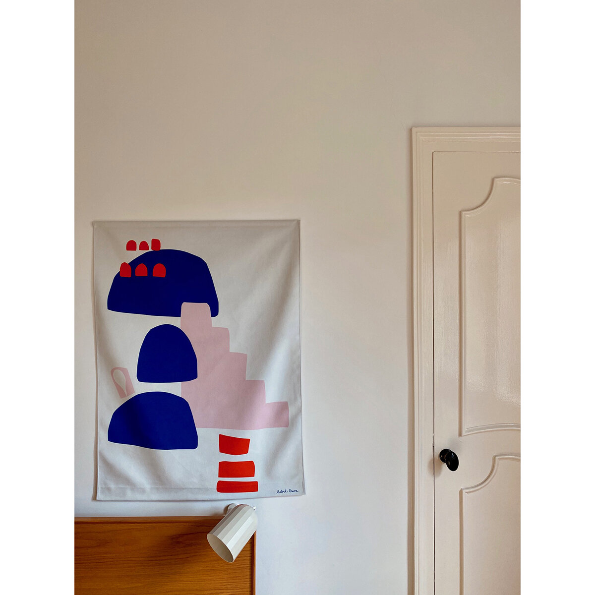 Babylone - Tenture française 65x90 cm, Pink Casbah Babylone - Tenture française 65x90 cm, Pink Casbah