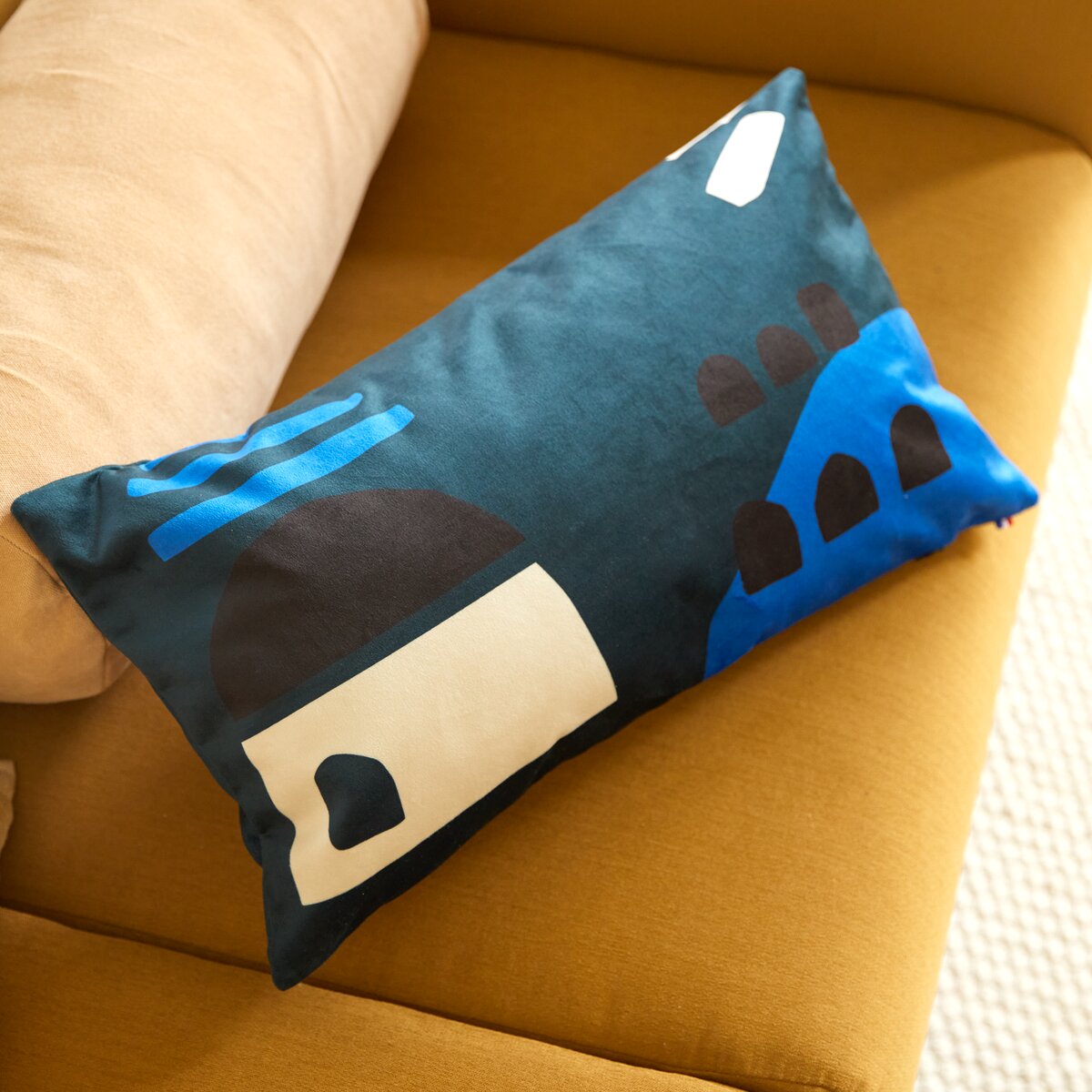 Babylone - Cuscino francese 50 x 30 cm, Blue Babylone - Cuscino francese 50 x 30 cm, Blue