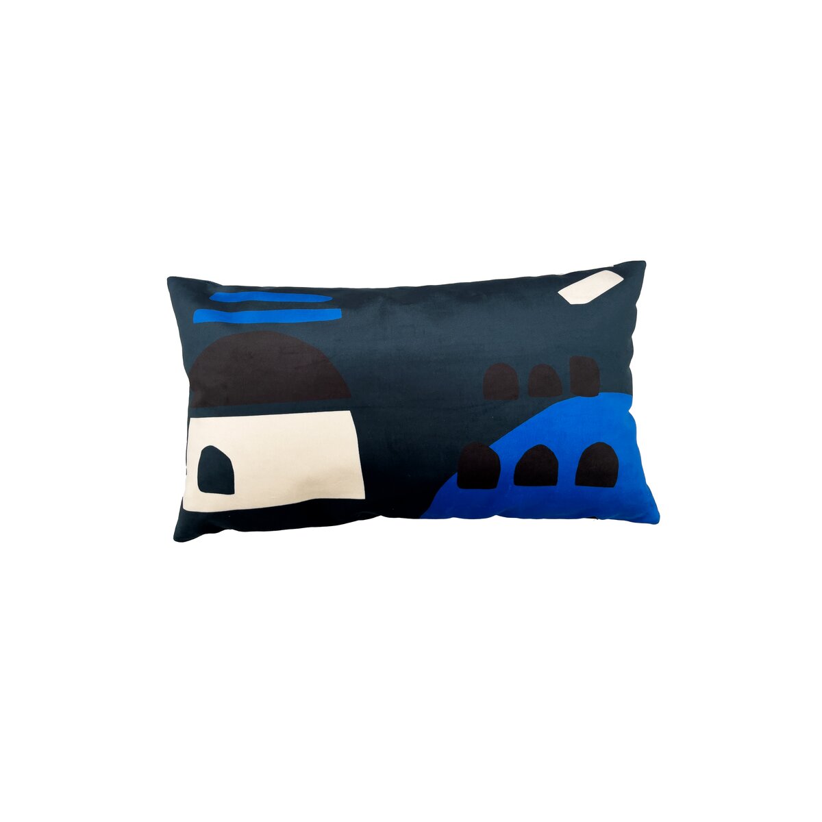 Babylone - Französisches Kissen 50x30 cm, Blue Babylone - Französisches Kissen 50x30 cm, Blue