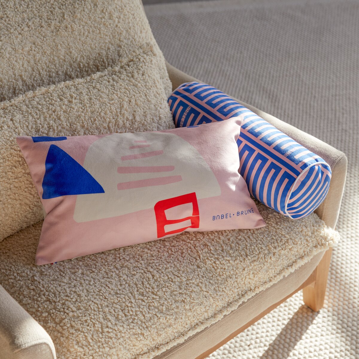 Babylone - Cuscino francese 50 x 30 cm, Pink Babylone - Cuscino francese 50 x 30 cm, Pink