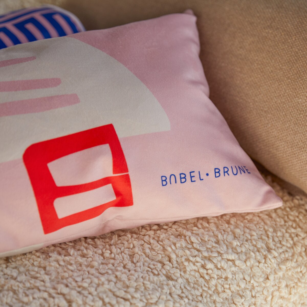 Babylone - Cuscino francese 50 x 30 cm, Pink Babylone - Cuscino francese 50 x 30 cm, Pink