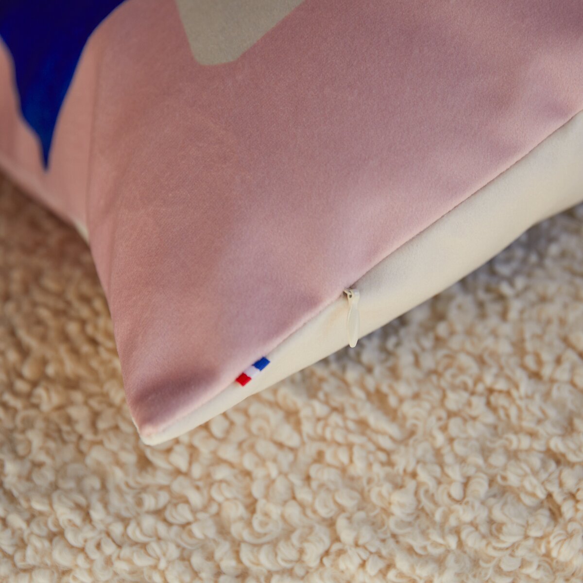Cuscino 50x50 Cm In Cotone E Poliestere Con Imbottitura In Fibra E Finitura Multicolore Forme