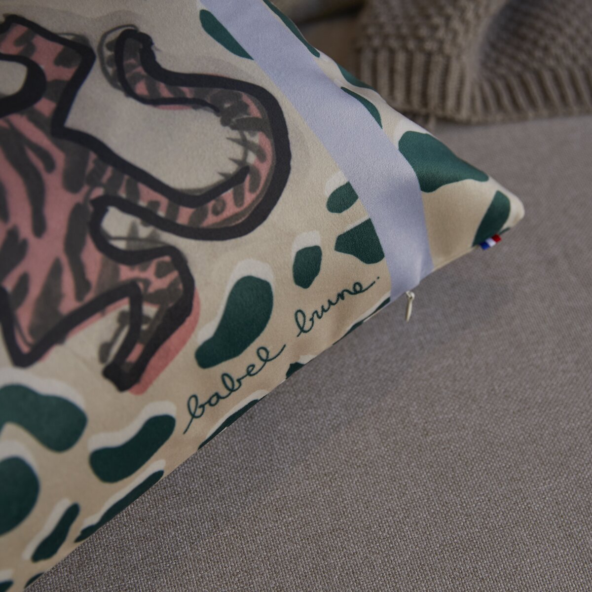 Féline - Coussin français 50x30 cm Féline - Coussin français 50x30 cm