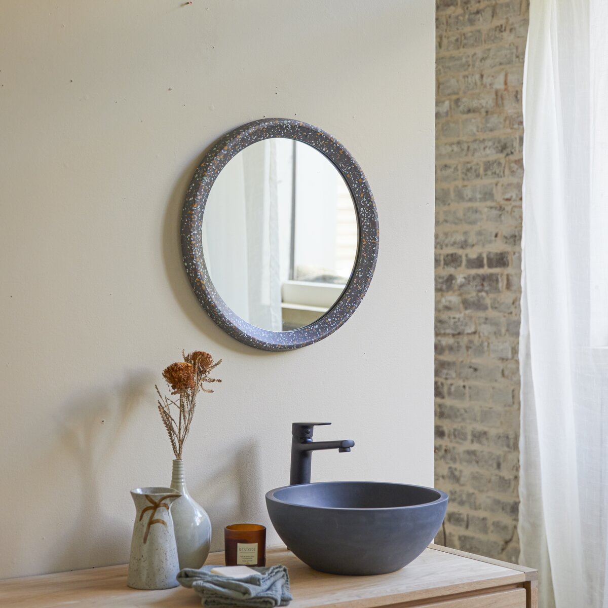 Lilo - Confetti terrazzo mirror 50 cm Lilo - Confetti terrazzo mirror 50 cm