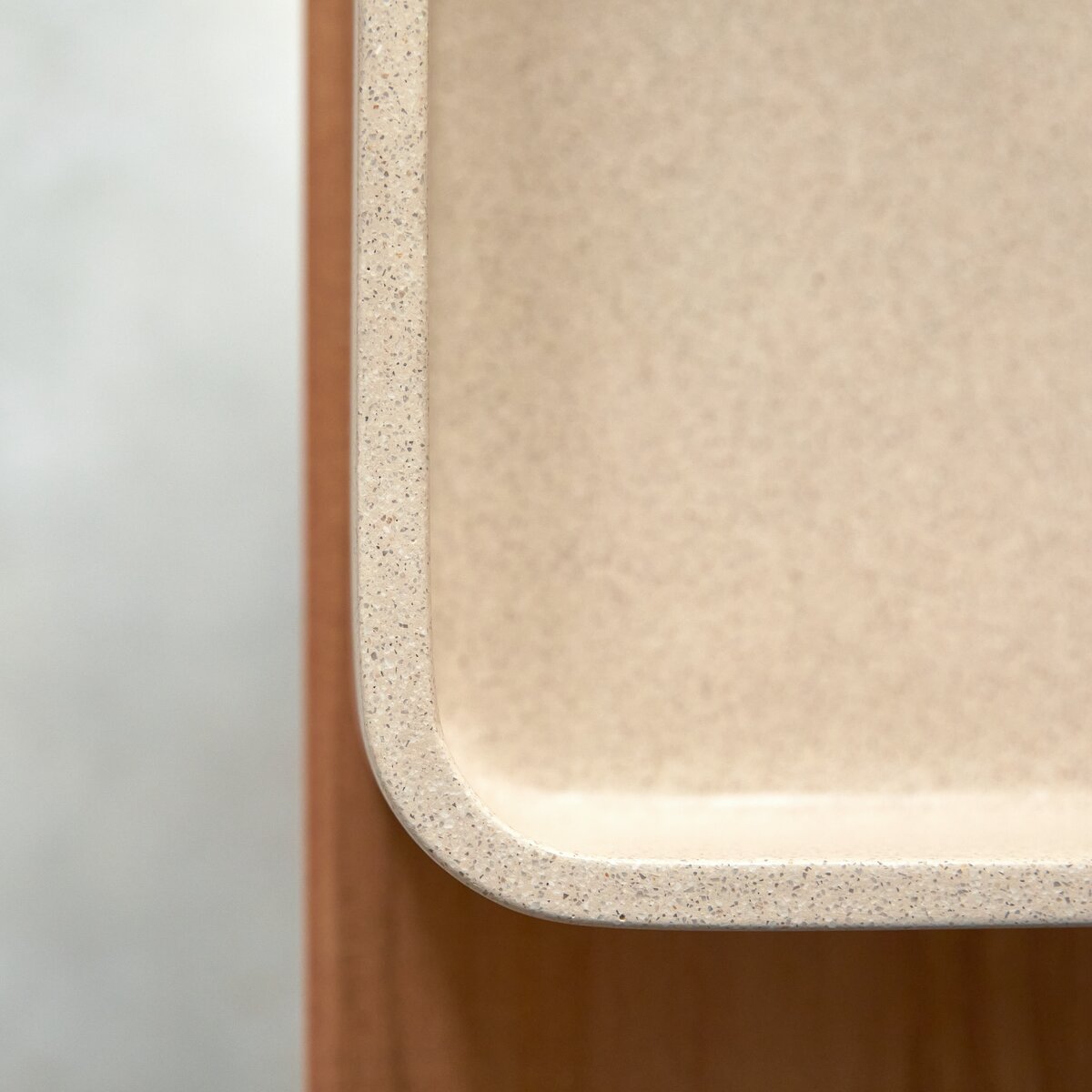 Thaïs - Vasque carrée en terrazzo cream Thaïs - Vasque carrée en terrazzo cream