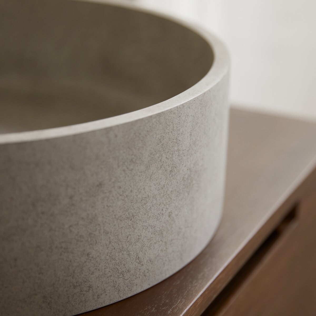Gina - Vasque ronde béton grey Gina - Vasque ronde béton grey