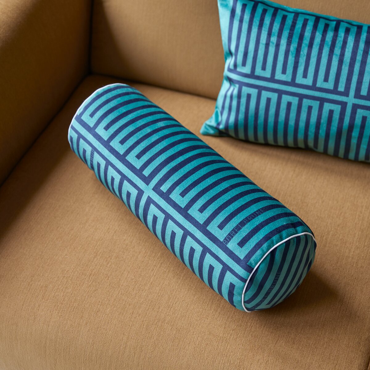 Cuscino traversino francese 40x15 cm, green - Selezione di articoli  decorativi/La nostra selezione di prodotti tessili - Tikamoon