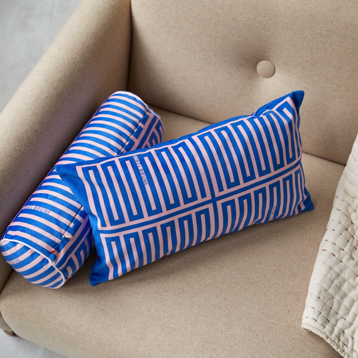 Elios - Cuscino francese 50 x 30 cm, Blue Elios - Cuscino francese 50 x 30 cm, Blue