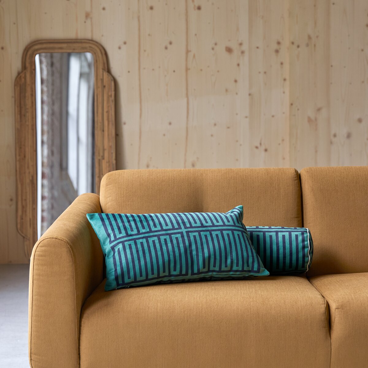 Elios - Cuscino francese 50 x 30 cm, Green Elios - Cuscino francese 50 x 30 cm, Green