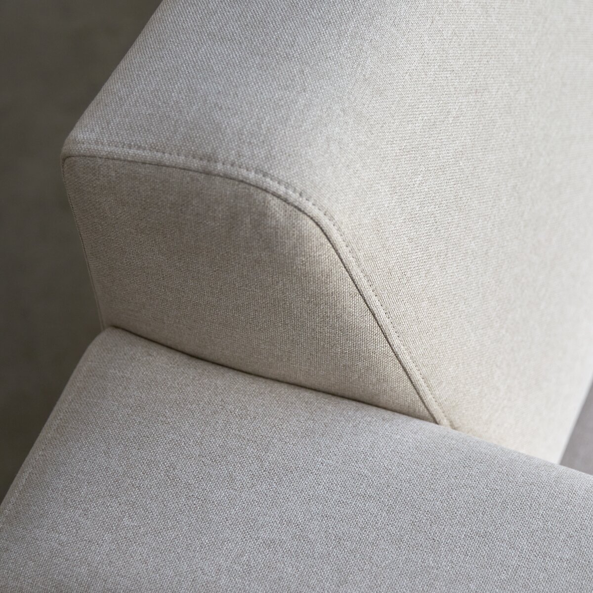 Lars - 3-Sitzer-Sofa mit ecrufarbenem Stoffbezug Lars - 3-Sitzer-Sofa mit ecrufarbenem Stoffbezug