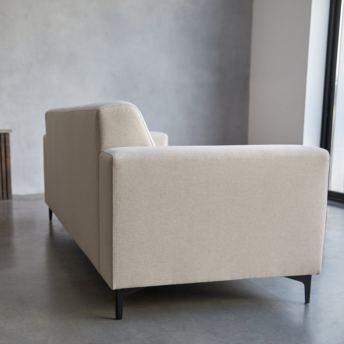 Lars - 3-Sitzer-Sofa mit ecrufarbenem Stoffbezug Lars - 3-Sitzer-Sofa mit ecrufarbenem Stoffbezug
