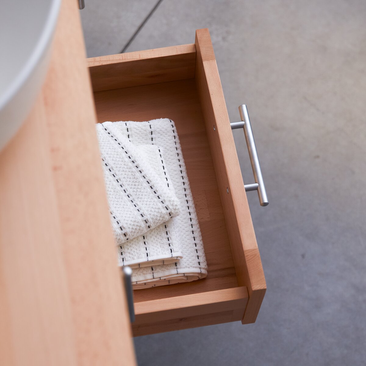 Soho - Mueble bajo lavabo de haya maciza 125 cm Soho - Mueble bajo lavabo de haya maciza 125 cm