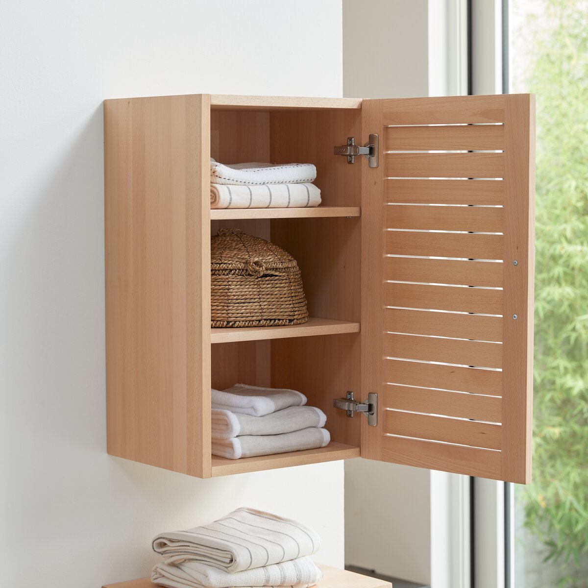 Bathroom wall cabinet on sale with drawers