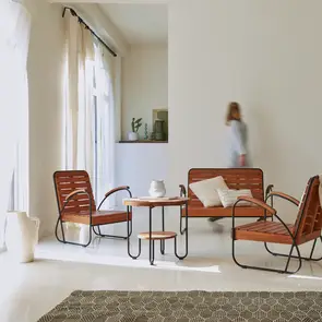 Key Wood - Solid acacia living room furniture, seats 4