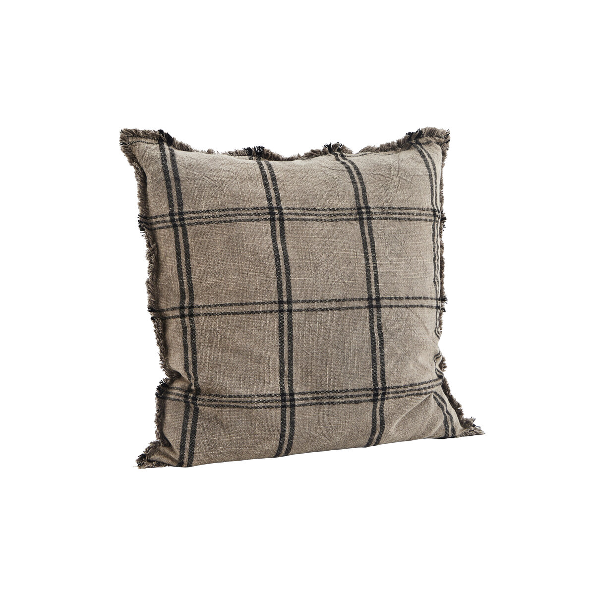 Lena - Federa copricuscino di cotone 50 x 50 cm, brown Lena - Federa copricuscino di cotone 50 x 50 cm, brown