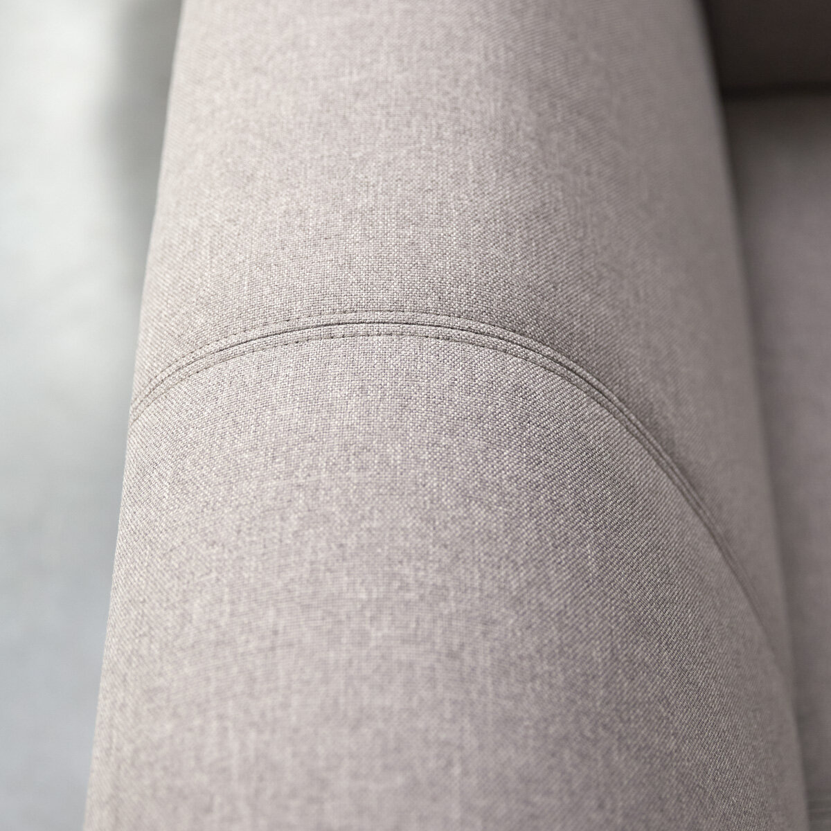 Finn - 3-Sitzer-Sofa mit grauem Stoffbezug Finn - 3-Sitzer-Sofa mit grauem Stoffbezug