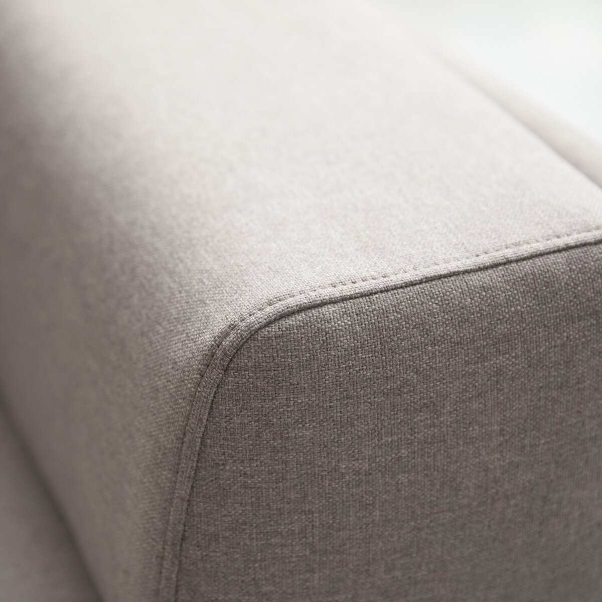 Finn - 3-Sitzer-Sofa mit grauem Stoffbezug Finn - 3-Sitzer-Sofa mit grauem Stoffbezug