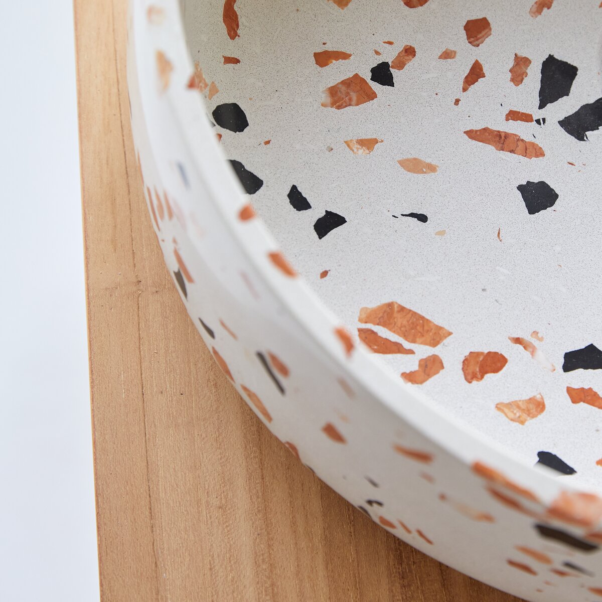 Milos - Vasque ronde en terrazzo premium brown Milos - Vasque ronde en terrazzo premium brown