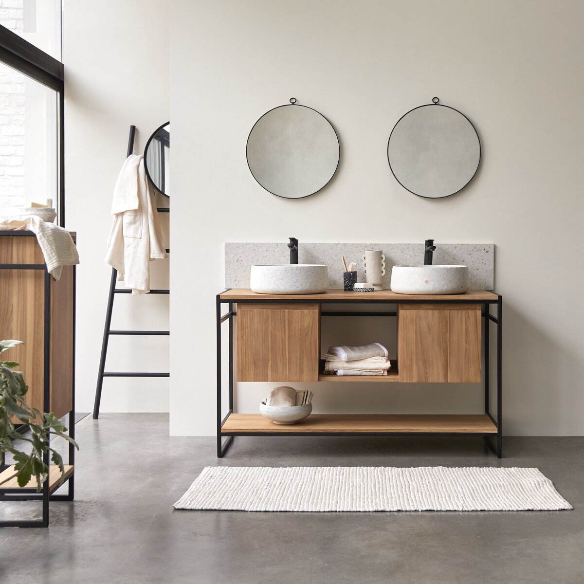 Ava - Crédence en terrazzo premium moon 145 cm Ava - Crédence en terrazzo premium moon 145 cm