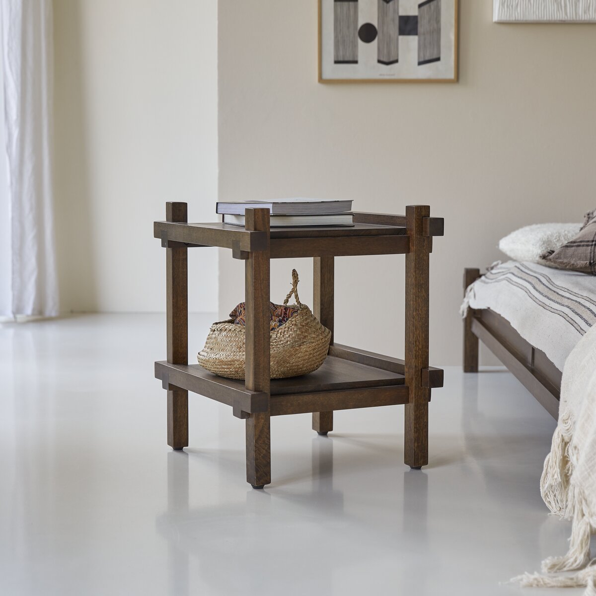 Solid mango wood bedside table Arko Bedroom / Bedside Tables Tikamoon