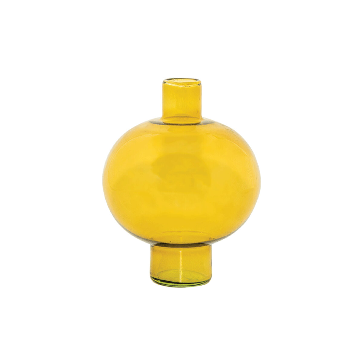 NATURAL LIVING Vase Louise 4L – Aus Recyceltem Glas, Saphir, 20 Cm X 24 Cm