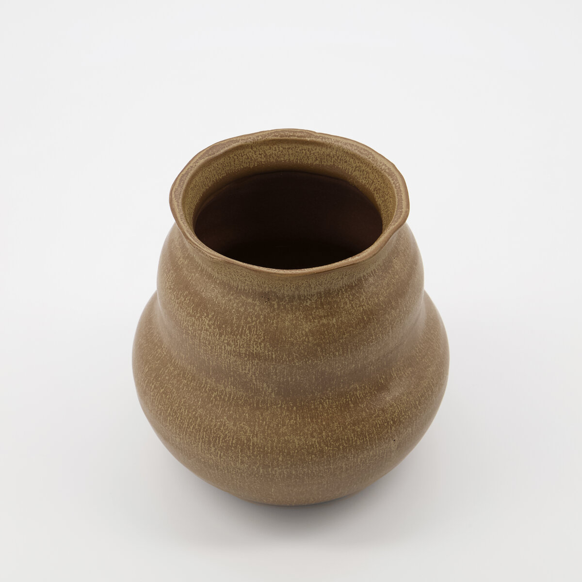 Juno - Vase en argile, camel, 15 cm Juno - Vase en argile, camel, 15 cm