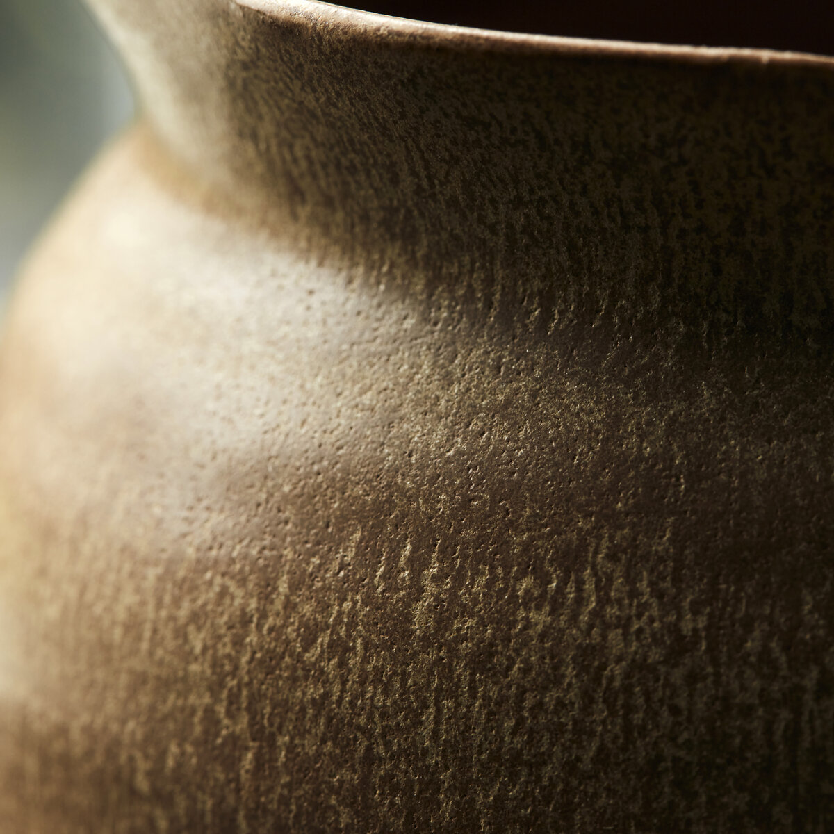 Juno - Vase en argile, camel, 15 cm Juno - Vase en argile, camel, 15 cm