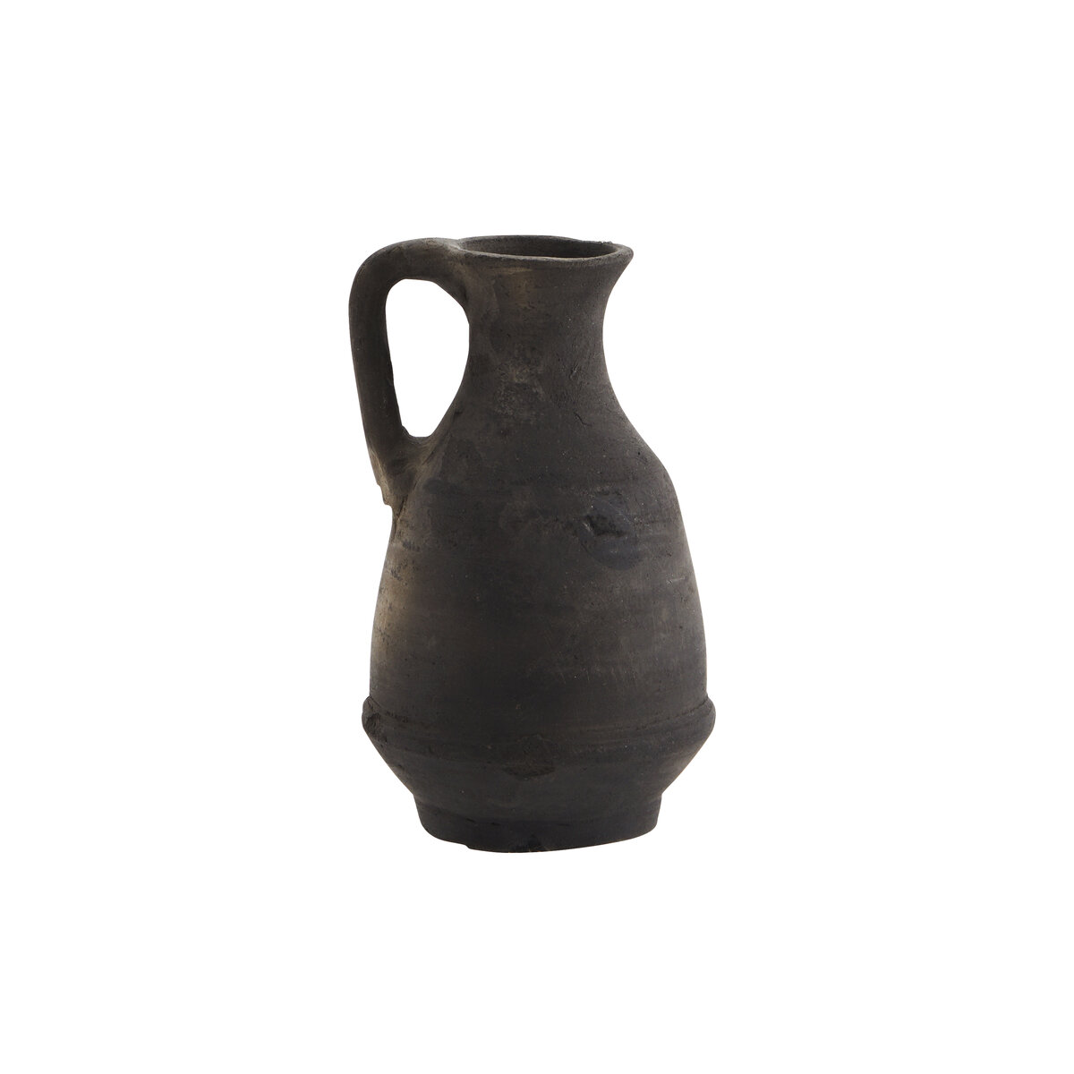 Nil - Vaso decorativo in terracotta, black